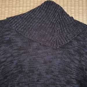 Target-brand (‘Pink Rose’ brand) dark navy turtleneck knit sweater - XS